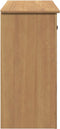 vidaXL - Dressoir - met - lades - Panama - 93x40x80 - cm - massief - grenenhout