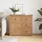 vidaXL - Dressoir - met - lades - Panama - 93x40x80 - cm - massief - grenenhout