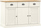 vidaXL - Dressoir - met - lades - VIGO - 113x40x75 - cm - massief - grenenhout - wit