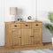 vidaXL - Dressoir - met - lades - VIGO - 113x40x75 - cm - massief - grenenhout