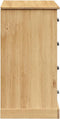 vidaXL - Dressoir - met - lades - VIGO - 113x40x75 - cm - massief - grenenhout