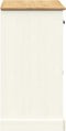 vidaXL - Dressoir - met - lades - VIGO - 113x40x75 - cm - massief - grenenhout - wit