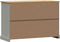 vidaXL - Dressoir - met - lades - VIGO - 113x40x75 - cm - massief - grenenhout - grijs