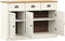 vidaXL - Dressoir - met - lades - VIGO - 113x40x75 - cm - massief - grenenhout - wit