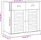 vidaXL - Dressoir - met - lades - VIGO - 78x40x75 - cm - massief - grenenhout - wit