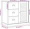 vidaXL - Dressoir - met - lades - VIGO - 78x40x75 - cm - massief - grenenhout
