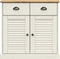 vidaXL - Dressoir - met - lades - VIGO - 78x40x75 - cm - massief - grenenhout - wit