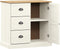 vidaXL - Dressoir - met - lades - VIGO - 78x40x75 - cm - massief - grenenhout - wit