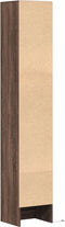 vidaXL - Dressoir - met - LED - 36x32,5x200 - cm - bewerkt - hout - bruin - eikenkleur