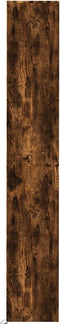 vidaXL - Dressoir - met - LED - 36x32,5x200 - cm - bewerkt - hout - gerookt - eikenkleur