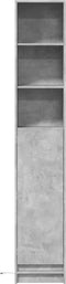 vidaXL - Dressoir - met - LED - 36x32,5x200 - cm - bewerkt - hout - betongrijs