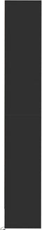 vidaXL - Dressoir - met - LED - 36x32,5x200 - cm - bewerkt - hout - zwart