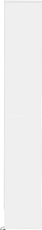vidaXL - Dressoir - met - LED - 36x32,5x200 - cm - bewerkt - hout - wit