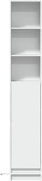 vidaXL - Dressoir - met - LED - 36x32,5x200 - cm - bewerkt - hout - wit