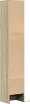 vidaXL - Dressoir - met - LED - 36x32,5x200cm - bewerkt - hout - sonoma - eikenkleurig