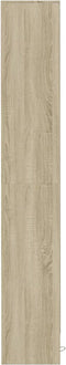 vidaXL - Dressoir - met - LED - 36x32,5x200cm - bewerkt - hout - sonoma - eikenkleurig
