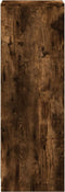 vidaXL - Dressoir - met - LED - 38x34x100 - cm - bewerkt - hout - gerookt - eikenkleurig