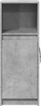 vidaXL - Dressoir - met - LED - 38x34x100 - cm - bewerkt - hout - betongrijs