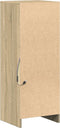 vidaXL - Dressoir - met - LED - 38x34x100 - cm - bewerkt - hout - sonoma - eikenkleurig