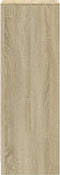 vidaXL - Dressoir - met - LED - 38x34x100 - cm - bewerkt - hout - sonoma - eikenkleurig