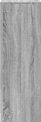 vidaXL - Dressoir - met - LED - 38x34x100 - cm - bewerkt - hout - grijs - sonoma - eiken