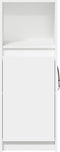 vidaXL - Dressoir - met - LED - 38x34x100 - cm - bewerkt - hout - wit
