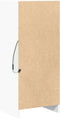 vidaXL - Dressoir - met - LED - 42,5x34x100 - cm - bewerkt - hout - wit