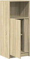 vidaXL - Dressoir - met - LED - 42,5x34x100 - cm - bewerkt - hout - sonoma - eikenkleur