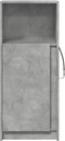 vidaXL - Dressoir - met - LED - 42,5x34x100 - cm - bewerkt - hout - betongrijs