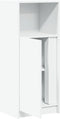 vidaXL - Dressoir - met - LED - 42,5x34x100 - cm - bewerkt - hout - wit