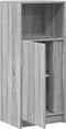 vidaXL - Dressoir - met - LED - 42,5x34x100 - cm - bewerkt - hout - grijs - sonoma - eiken