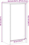 vidaXL - Dressoir - met - LED - 42,5x34x85 - cm - bewerkt - hout - grijs - sonoma - eiken