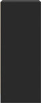 vidaXL - Dressoir - met - LED - 42,5x34x85 - cm - bewerkt - hout - zwart
