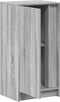 vidaXL - Dressoir - met - LED - 42,5x34x85 - cm - bewerkt - hout - grijs - sonoma - eiken