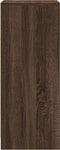 vidaXL - Dressoir - met - LED - 42,5x34x85 - cm - bewerkt - hout - bruin - eikenkleur