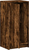 vidaXL - Dressoir - met - LED - 42,5x34x85 - cm - bewerkt - hout - gerookt - eikenkleur