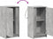 vidaXL - Dressoir - met - LED - 42,5x34x85 - cm - bewerkt - hout - betongrijs