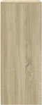 vidaXL - Dressoir - met - LED - 42,5x34x85 - cm - bewerkt - hout - sonoma - eikenkleurig