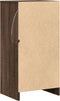 vidaXL - Dressoir - met - LED - 42,5x34x85 - cm - bewerkt - hout - bruin - eikenkleur