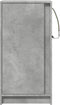vidaXL - Dressoir - met - LED - 42,5x34x85 - cm - bewerkt - hout - betongrijs