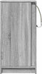 vidaXL - Dressoir - met - LED - 42,5x34x85 - cm - bewerkt - hout - grijs - sonoma - eiken