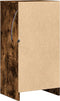vidaXL - Dressoir - met - LED - 42,5x34x85 - cm - bewerkt - hout - gerookt - eikenkleur