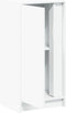 vidaXL - Dressoir - met - LED - 42,5x34x85 - cm - bewerkt - hout - wit