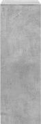 vidaXL - Dressoir - met - LED - 72x34x100 - cm - bewerkt - hout - betongrijs