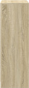 vidaXL - Dressoir - met - LED - 72x34x100 - cm - bewerkt - hout - sonoma - eikenkleurig