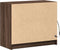 vidaXL - Dressoir - met - LED - 72x34x61 - cm - bewerkt - hout - bruin - eikenkleur