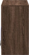 vidaXL - Dressoir - met - LED - 72x34x61 - cm - bewerkt - hout - bruin - eikenkleur