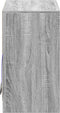 vidaXL - Dressoir - met - LED - 72x34x61 - cm - bewerkt - hout - grijs - sonoma - eiken