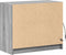 vidaXL - Dressoir - met - LED - 72x34x61 - cm - bewerkt - hout - grijs - sonoma - eiken