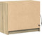 vidaXL - Dressoir - met - LED - 72x34x61 - cm - bewerkt - hout - sonoma - eikenkleurig